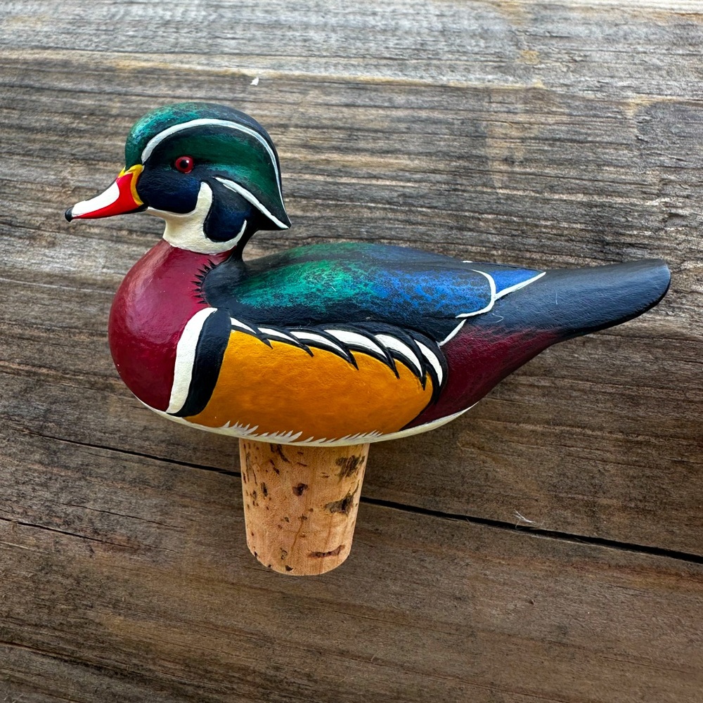 Set of 2 Custom Duck Wine Stoppers